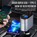 Carregador Retrátil Turbo ImportLive™ 2 em 1 - IOS e Android