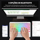 RainbowTouch Wireless - Teclado Sem Fio com RGB