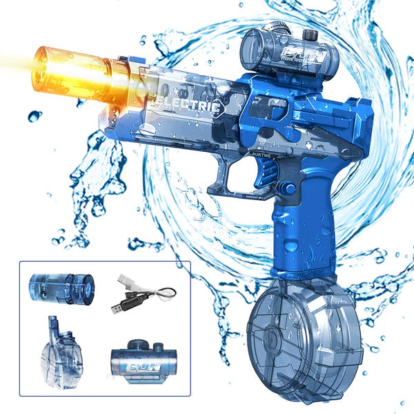 HydroStrike™ Blaster - Pistola de Água Elétrica | A Batalha Começa Agora!