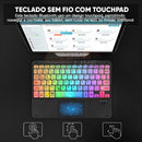 RainbowTouch Wireless - Teclado Sem Fio com RGB