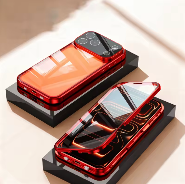 Case Magnética Blindada iPhone - Proteção na Camera, Trava de Segurança e Tela de Privacidade