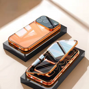 Case Magnética Blindada iPhone - Proteção na Camera, Trava de Segurança e Tela de Privacidade