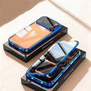 Case Magnética Blindada iPhone - Proteção na Camera, Trava de Segurança e Tela de Privacidade