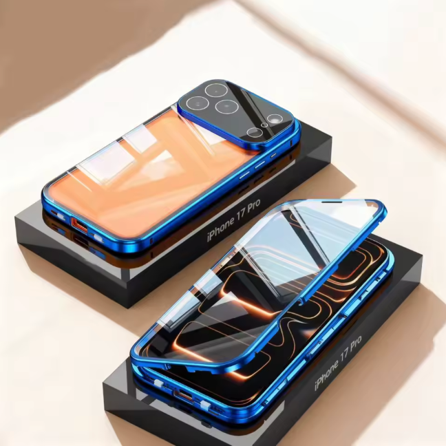 Case Magnética Blindada iPhone - Proteção na Camera, Trava de Segurança e Tela de Privacidade