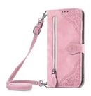 Case Couro Com Slot Para Cartão e Alça Para iPhone