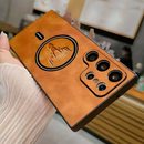 Capa MagSafe Leather Para Samsung