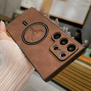 Capa MagSafe Leather Para Samsung