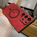 Capa MagSafe Leather Para Samsung