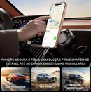 Suporte Magnético Universal com Ventosa de Sucção 360° para Celular, Veicular Multiuso Mesa Parede Vidro Portátil