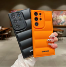 Case Almofadada Luxo Costurada para Samsung