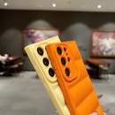Case Almofadada Luxo Costurada para Samsung