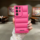 Case Almofadada Luxo Costurada para Samsung