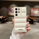 Case Almofadada Luxo Costurada para Samsung