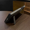 Case Leather Cushion Stand Luxo para Samsung