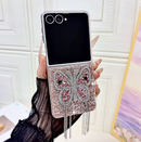 Case Butterfly Pingente Brilho - Samsung Z Flip