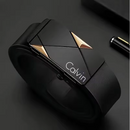 Cinto Masculino Couro PU Executive Black