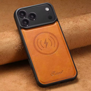 Capa Luxo em couro Style com Magsafe