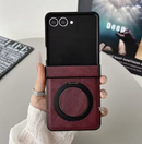 Case Shield Couro com Suporte Samsung Z Flip