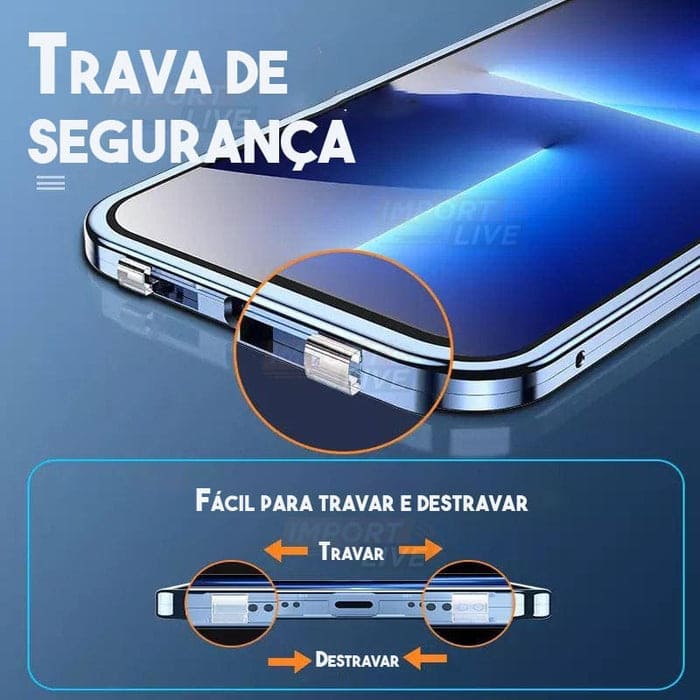 Case Blindada iPhone 360º | COMPRE 1, e leve GRÁTIS + 1 Case Blindex Magsafe | OFERTA VÁLIDA ATÉ AS 23:59 🔥