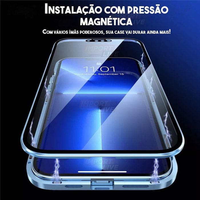 Case Blindada iPhone 360º | COMPRE 1, e leve GRÁTIS + 1 Case Blindex Magsafe | OFERTA VÁLIDA ATÉ AS 23:59 🔥