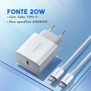 Carregador Ugreen Best Faster 20W USB-C - Para Android e IOS