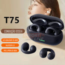 Fone Bluetooth T75 Original® - Tecnologia de Condução Óssea