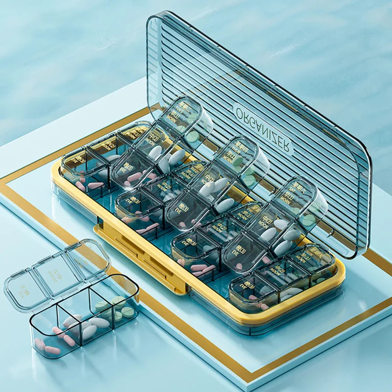 Porta Remédio Organizador PílulaCerta™ - O jeito inteligente de cuidar da sua saúde!