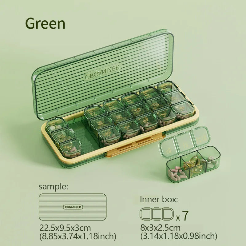 Porta Remédio Organizador PílulaCerta™ - O jeito inteligente de cuidar da sua saúde!
