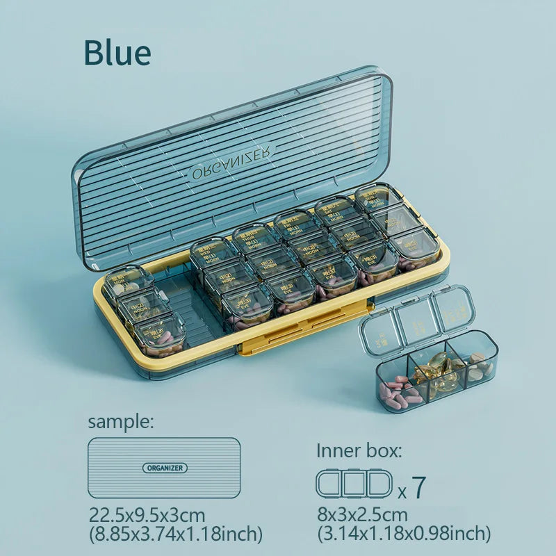 Porta Remédio Organizador PílulaCerta™ - O jeito inteligente de cuidar da sua saúde!