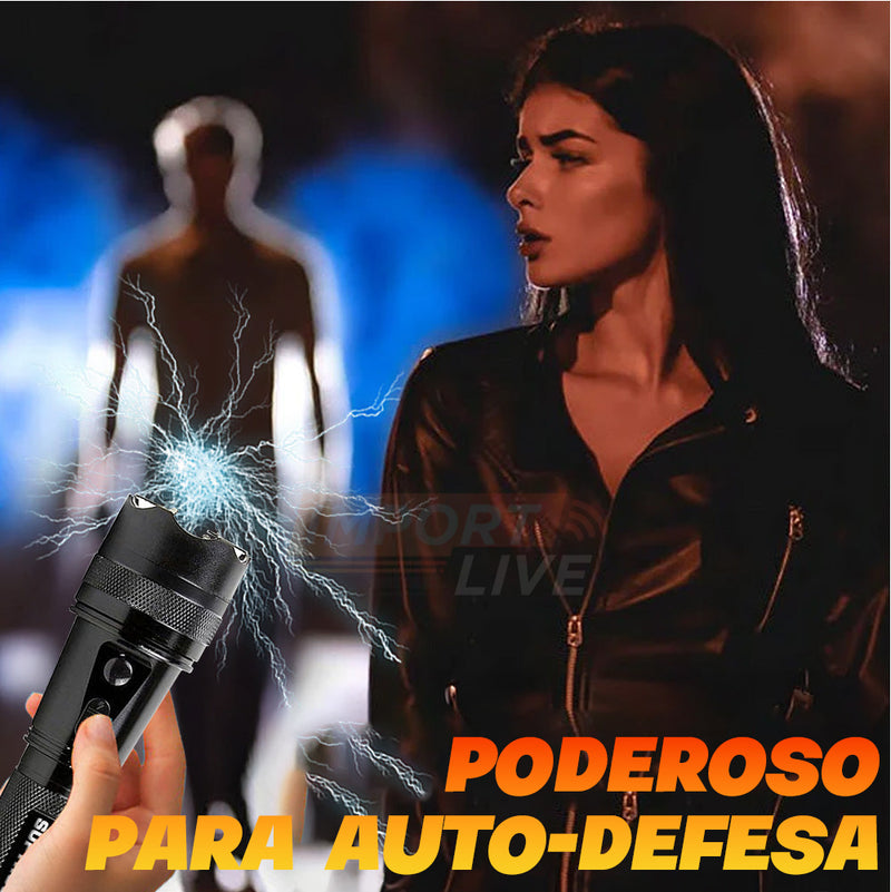 FlashGuard™ - A lanterna tática com defesa pessoal mais poderosa de 2025!