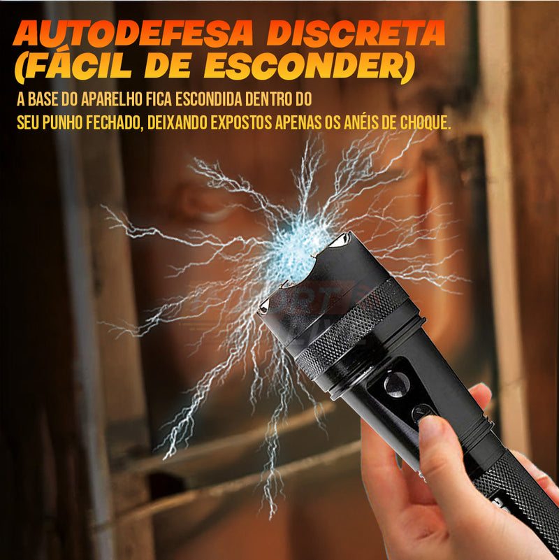 FlashGuard™ - A lanterna tática com defesa pessoal mais poderosa de 2025!