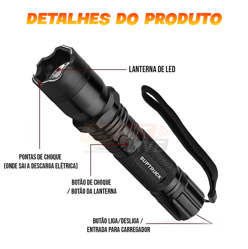 FlashGuard™ - A lanterna tática com defesa pessoal mais poderosa de 2025!