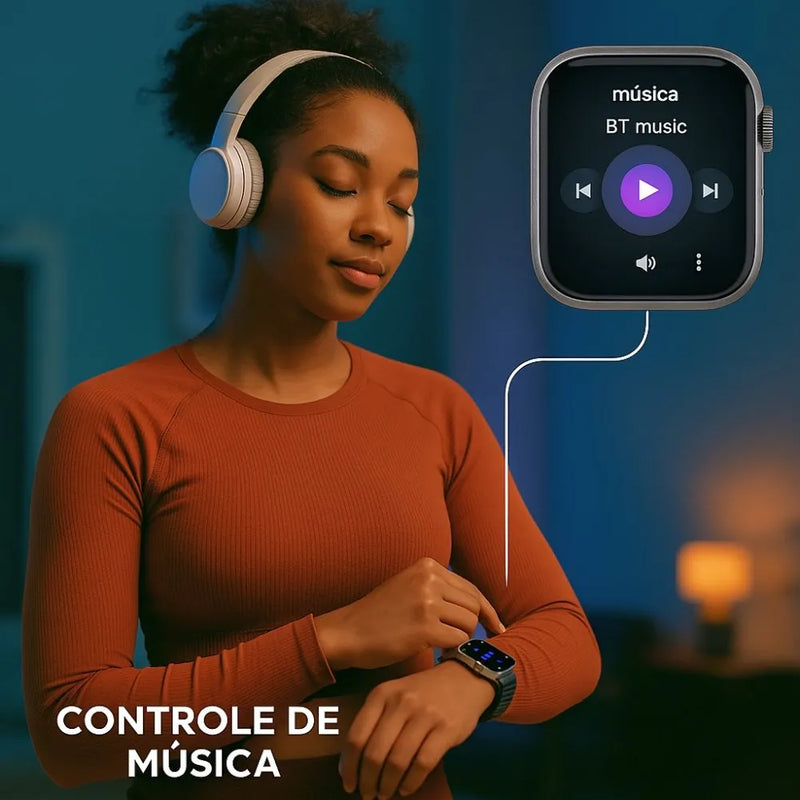 SmartWatch Series Ultra 8 (Leve 1 pulseira Loop Alpina GRÁTIS) 🚨 OFERTA VÁLIDA SOMENTE HOJE ATÉ AS 23H59!