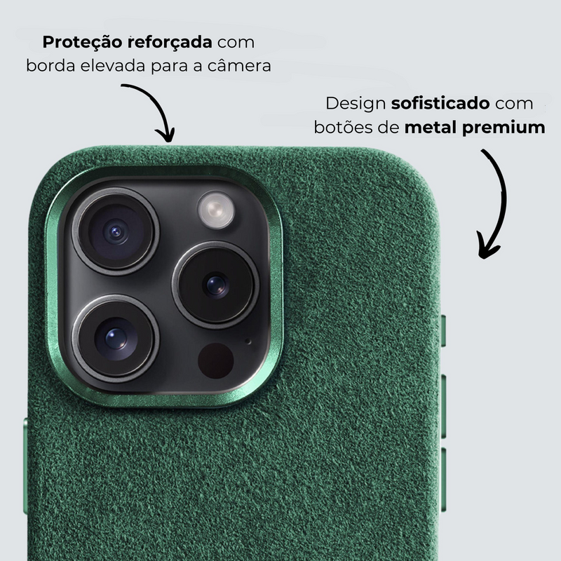 Alcantara Case - Verde Meia-Noite