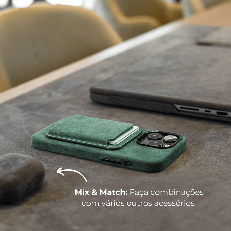 Alcantara Case - Verde Meia-Noite