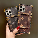 Case Retrô Flowers Squares - para iPhone