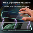 Case Magnética Blindada iPhone - Proteção na Camera, Trava de Segurança e Tela de Privacidade