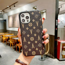 Case Fashion Retro Flowers Luxury - Para iPhone