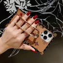 Case Retrô Flowers Squares - para iPhone