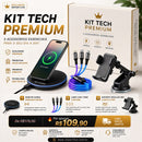 Kit Tech Premium com 3 acessórios