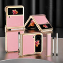 Case Golden & Silver Luxo - para Samsung Z Flip