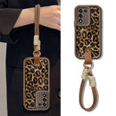 Capa Leopardo Luxo - com Cordão para Samsung