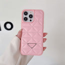 Case Couro Rhombus Luxury iPhone