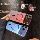 Capa Magnética com Brilho para iPhone 13 ao 18 Pro Max