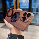 Case Luxury Wood Texture - para iPhone