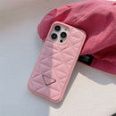 Case Couro Rhombus Luxury iPhone