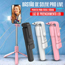 Bastão de Selfie Multifuncional Pro Live