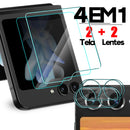 Protetor para Câmera e Tela em Vidro Temperado - Samsung Z Flip