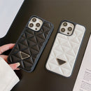 Case Couro Rhombus Luxury iPhone