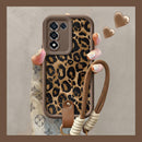 Capa Leopardo Luxo - com Cordão para Samsung